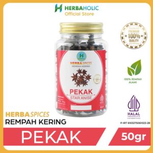 herbaholic.id herbaspice pekak bunga lawang rempah kering 50gr