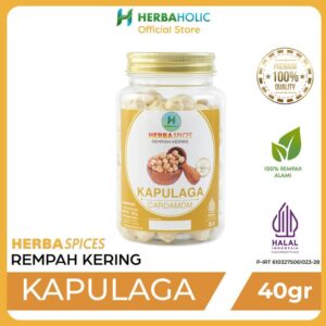 herbaholic.id herbaspice kapulaga cardamom rempah kering 40gr