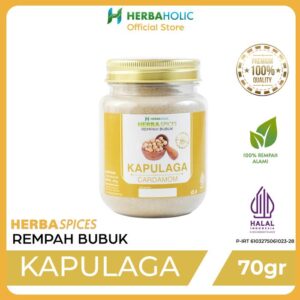 herbaholic.id herbaspice kapulaga cardamom rempah bubuk 70gr