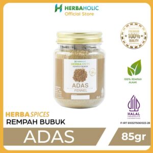 herbaholic.id herbaspice adas fennel rempah bubuk 85gr